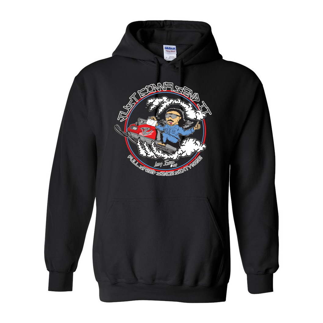 LARE DOG BURNOUT HOODIE