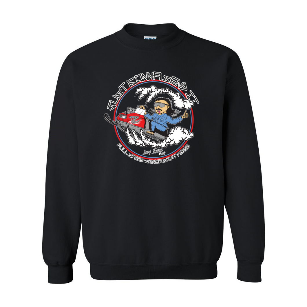 LARE DOG BURNOUT CREWNECK SWEATER