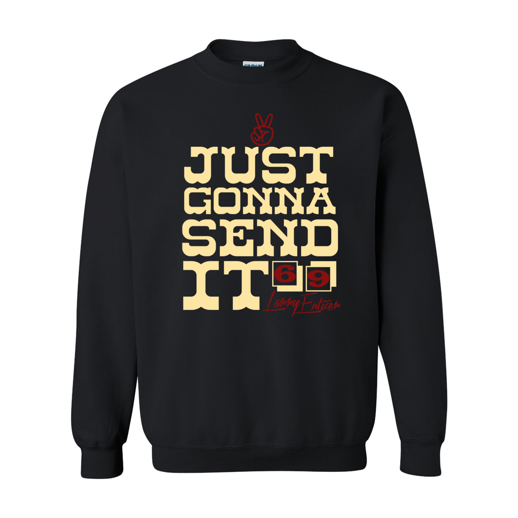 70'S JUST GONNA SEND IT CREW NECK – LARRY ENTICER #69