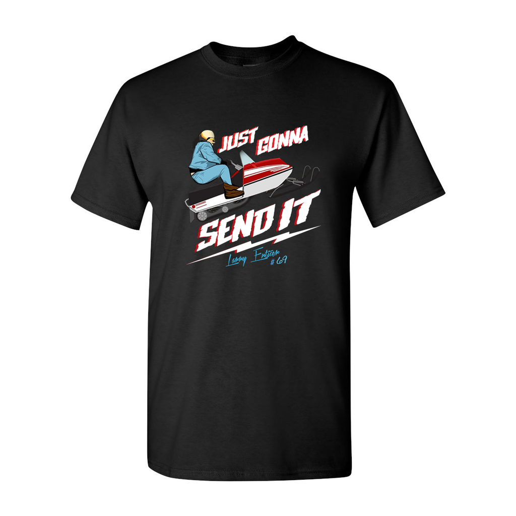 Larry Enticer Sticker JUST GONNA SEND IT TEE – LARRY ENTICER #69